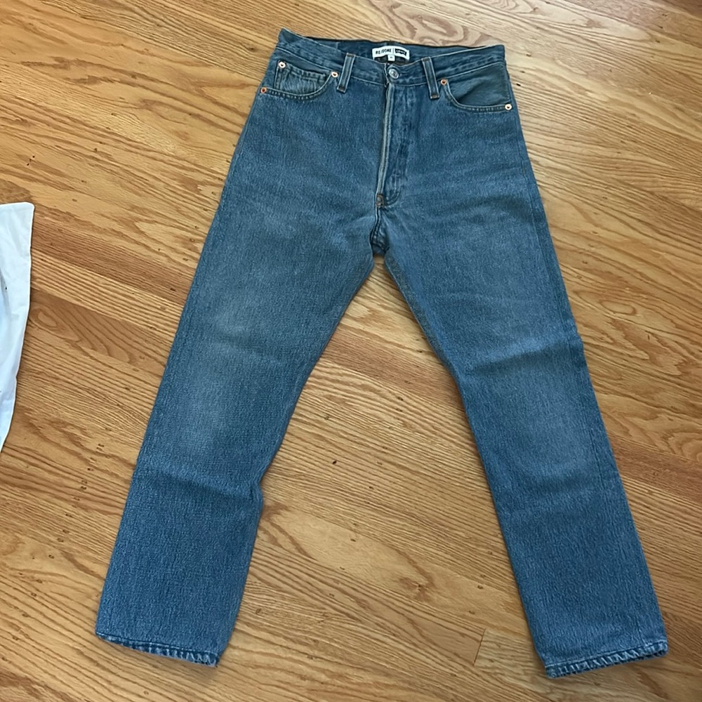 Re/done Levi’s high waist crop size 25